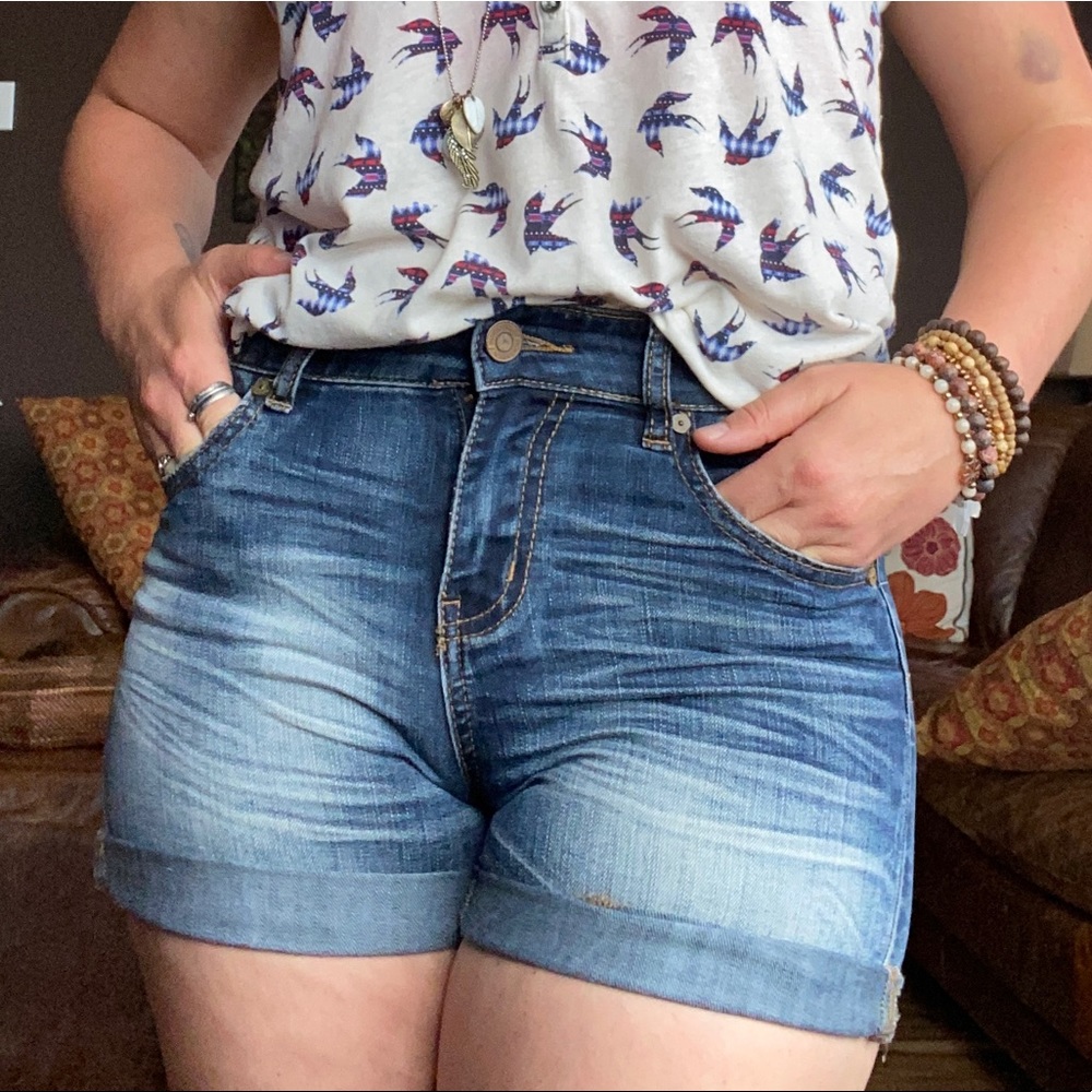 Indigo Rein Jean Shorts